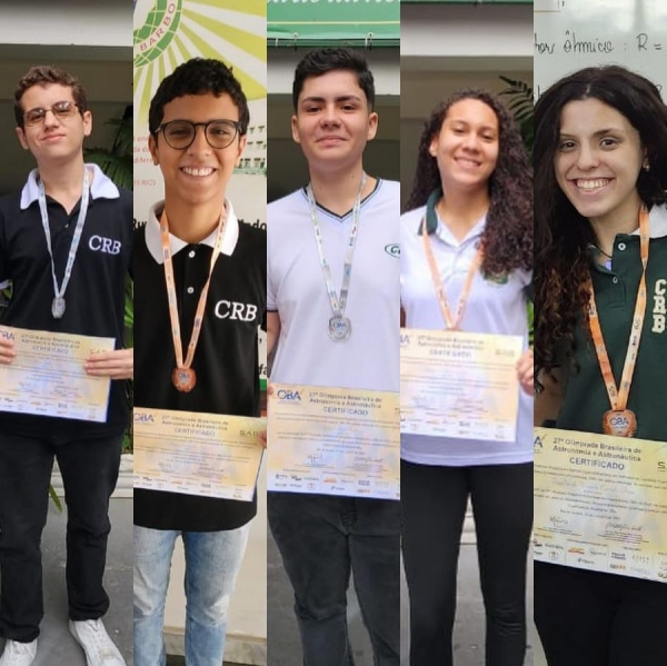 Cinco alunos do Colégio Ruy Barbosa são medalhistas na OBA 2024!